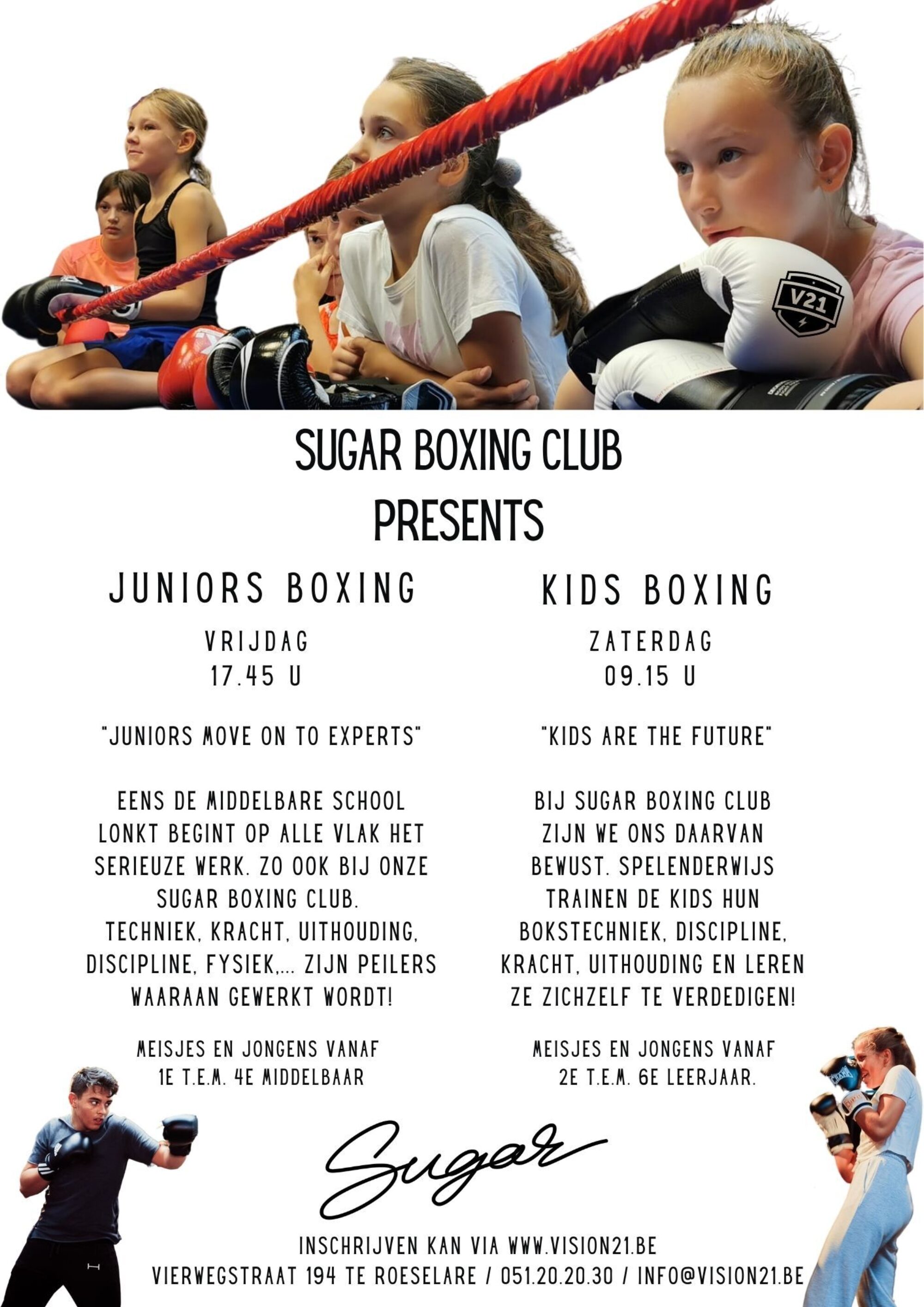 Boxing kids try out