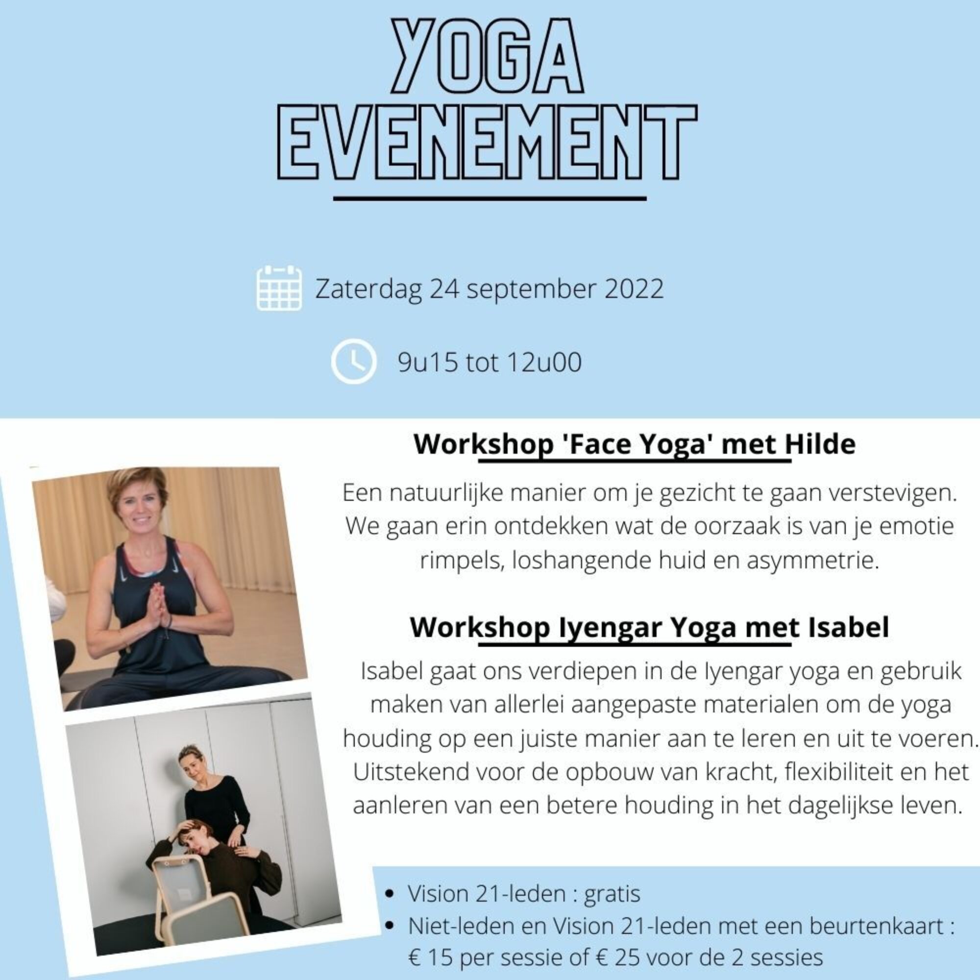 Yogaworkshop voordracht face yoga en workshop Iyengar Yoga 1000 x 1000 px