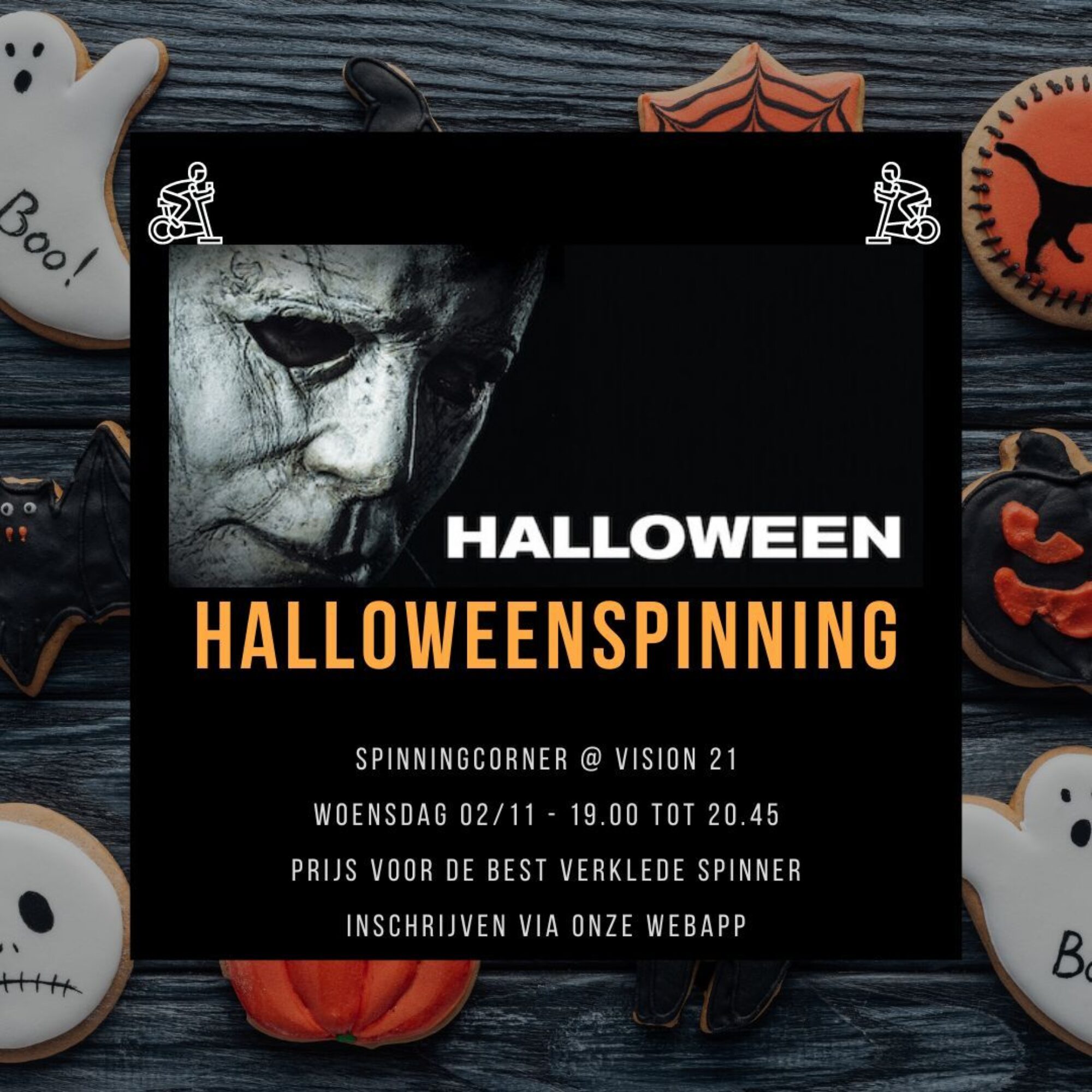 Halloweenspinning foto