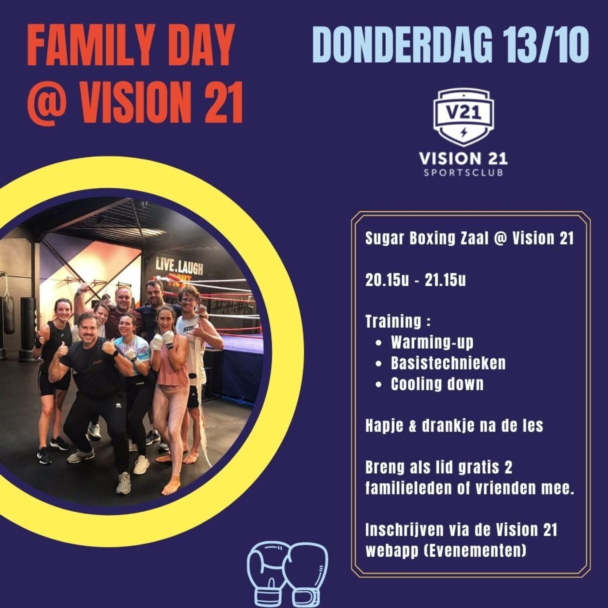 Family day boks 13 oktober 2022