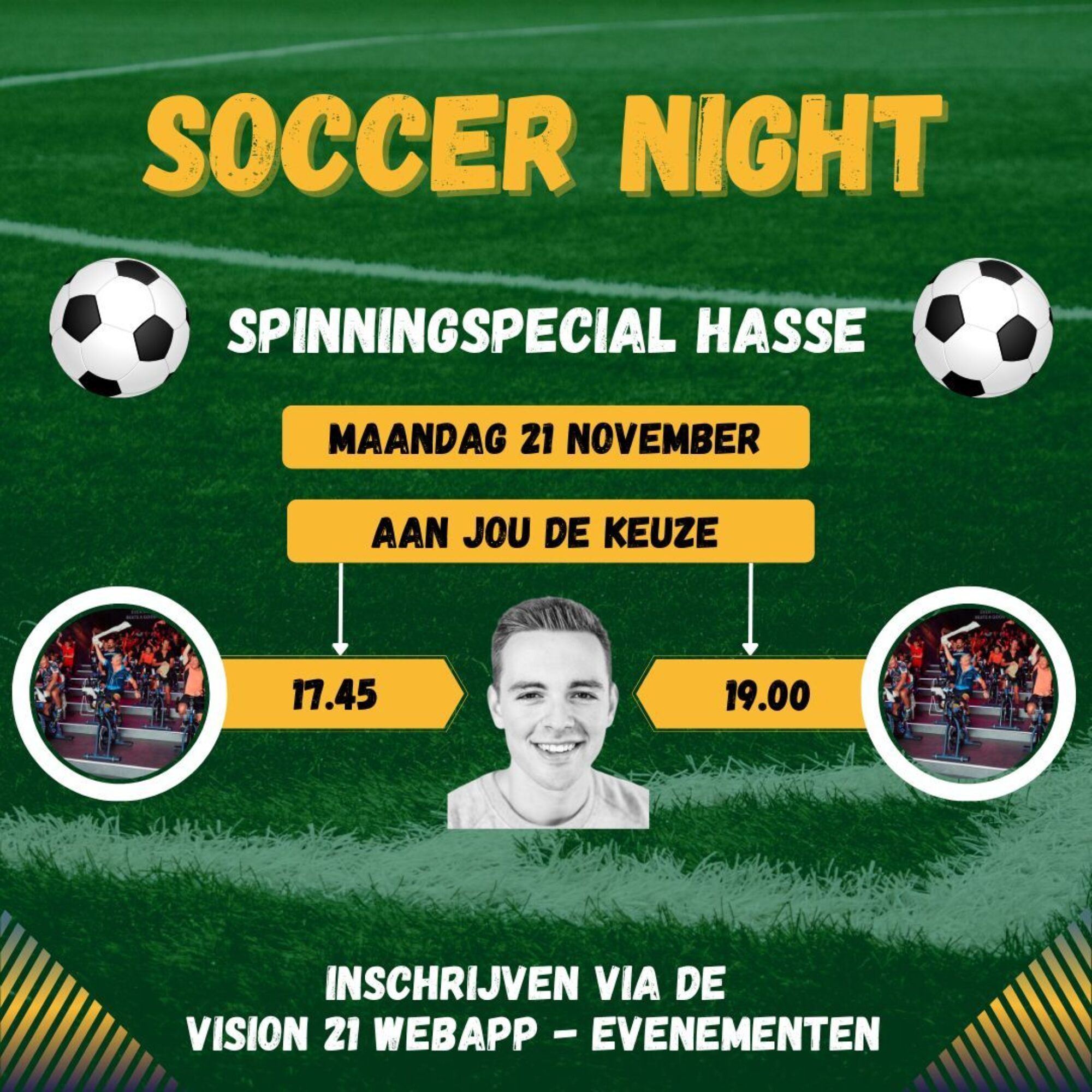 Spinning Soccer Night Hasse