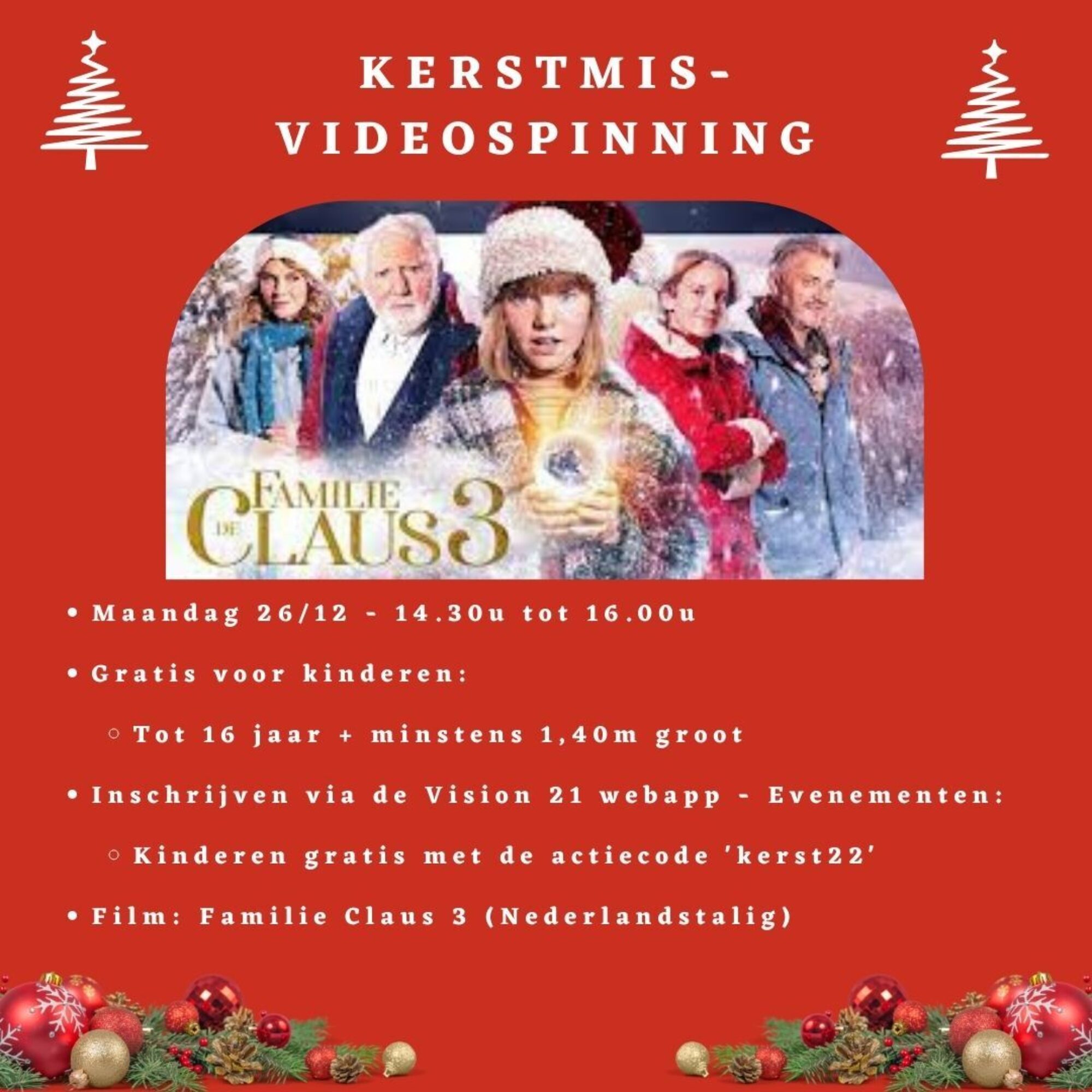 Kerstmis moviespinning foto