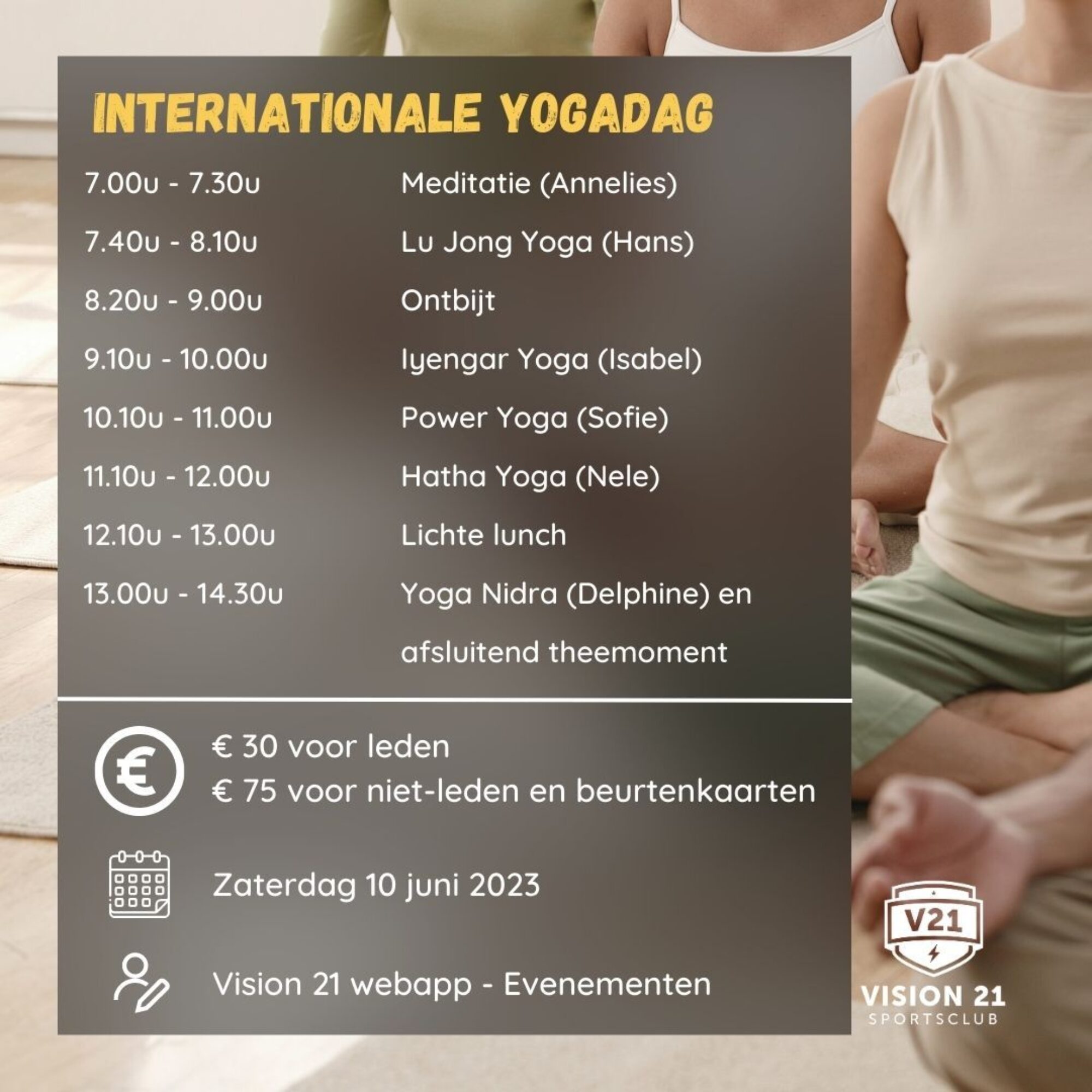 Internationale yogadag Vision 21