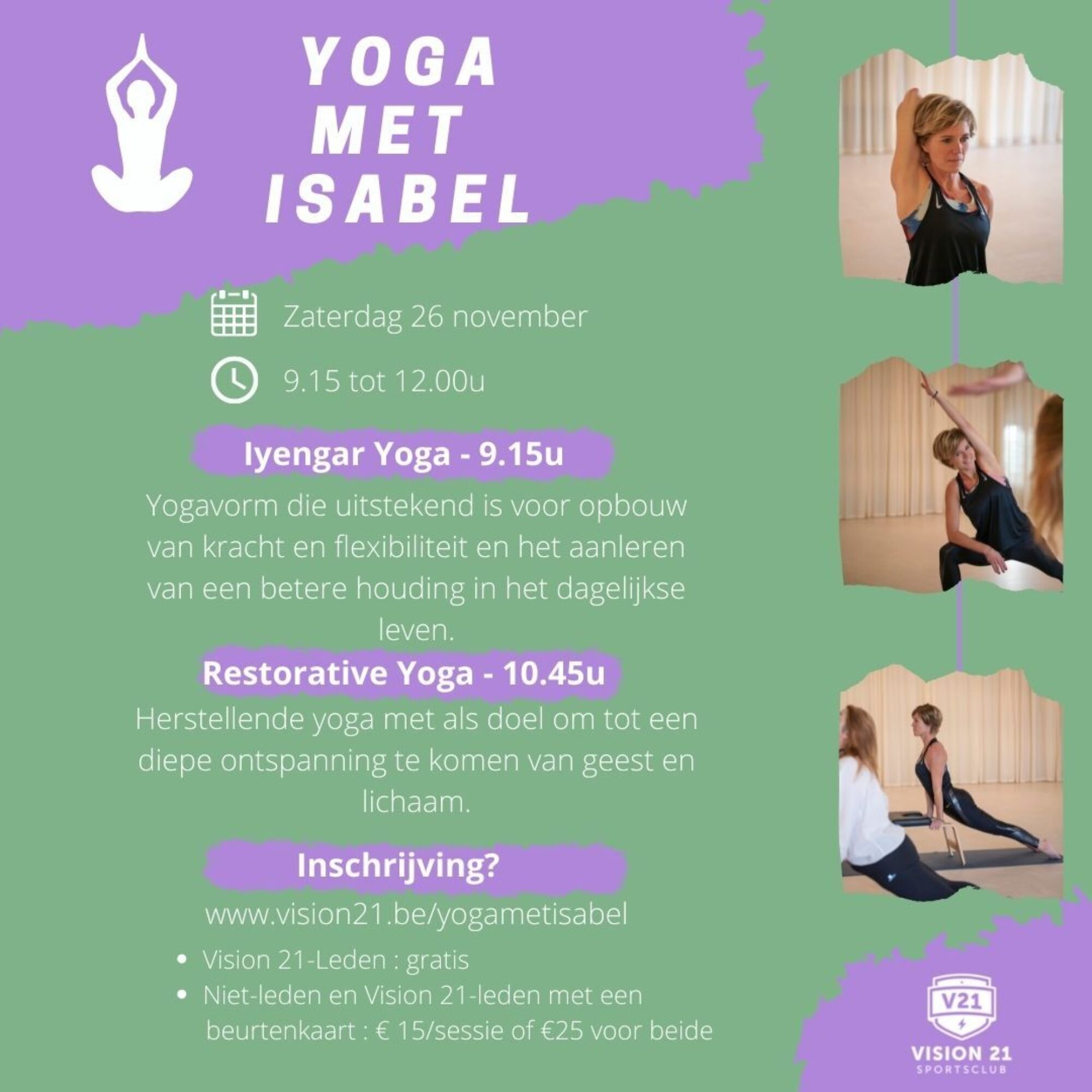 Yoga met Isabel