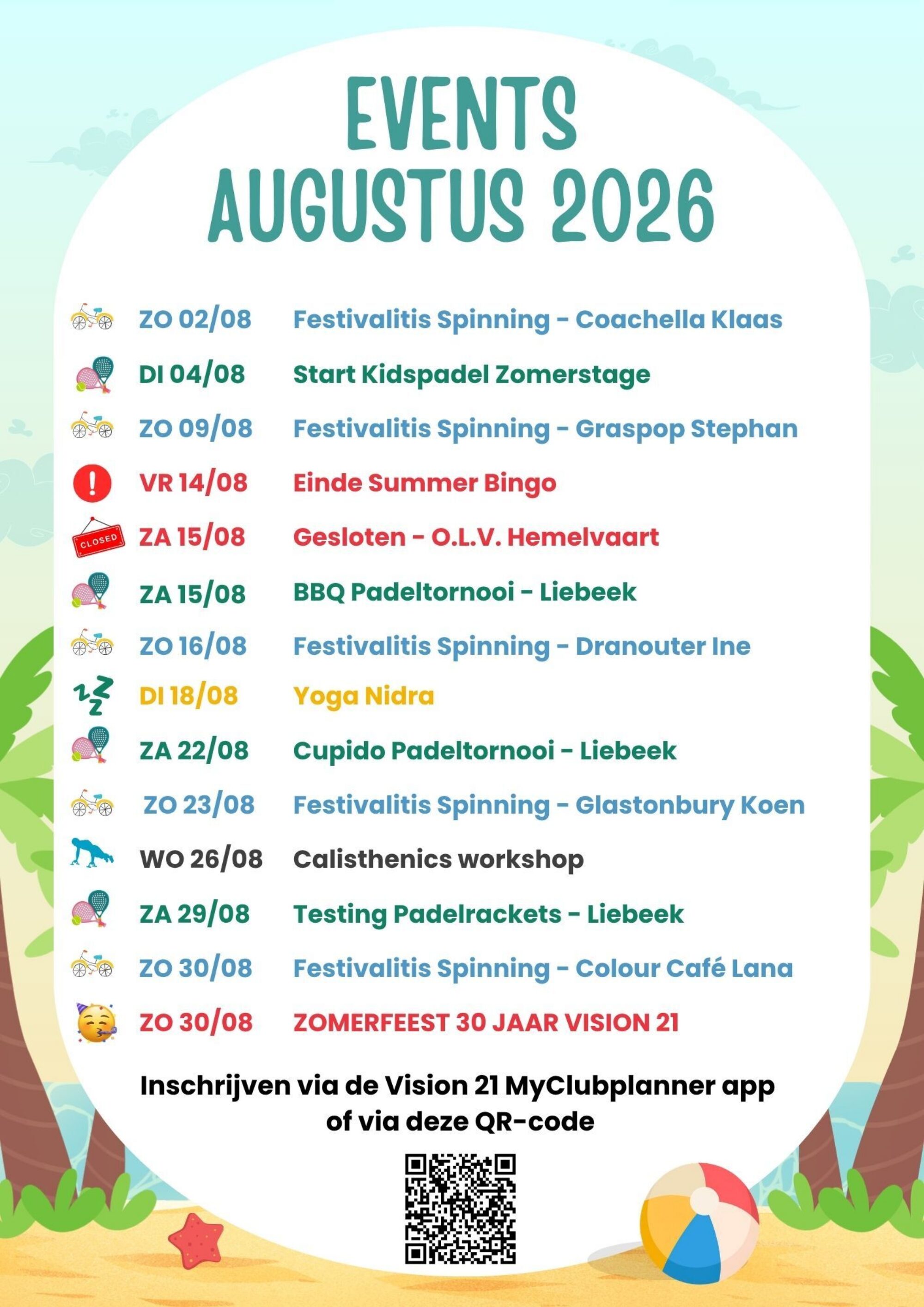 EVENTS augustus juist 2026