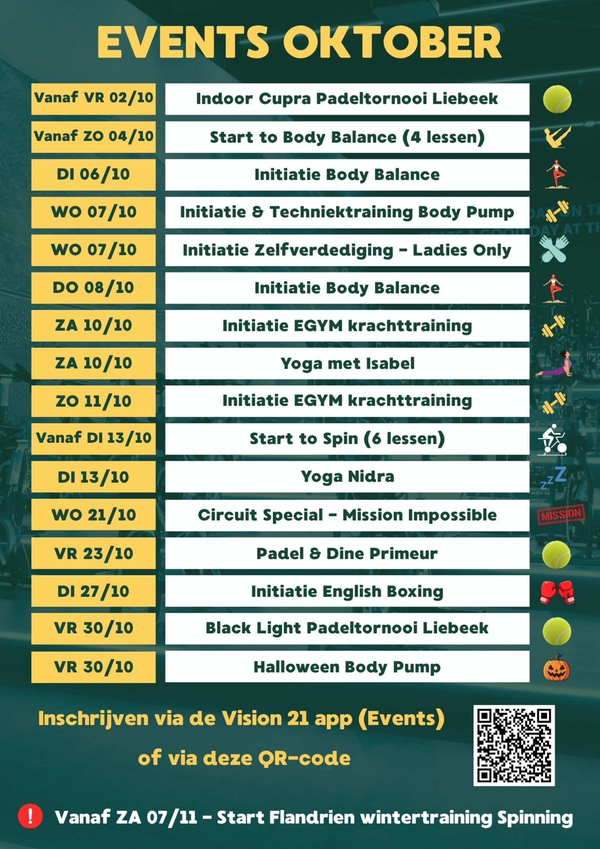Events oktober 2026