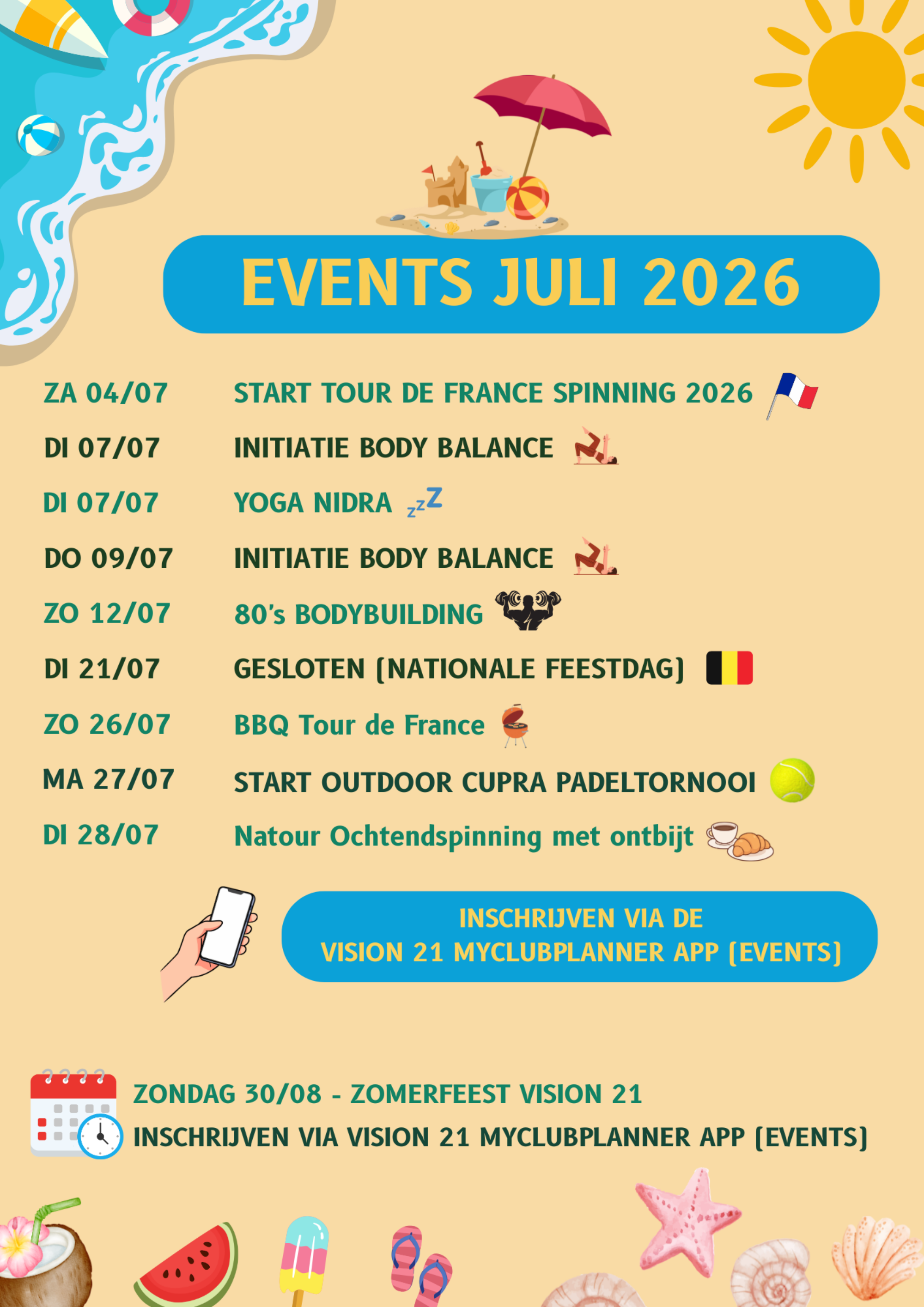 EVENTS JULI JUIST 2026